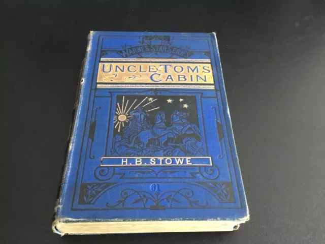 Uncle Tom's Cabin By Harriet Beecher Stowe 1880's Antique Book