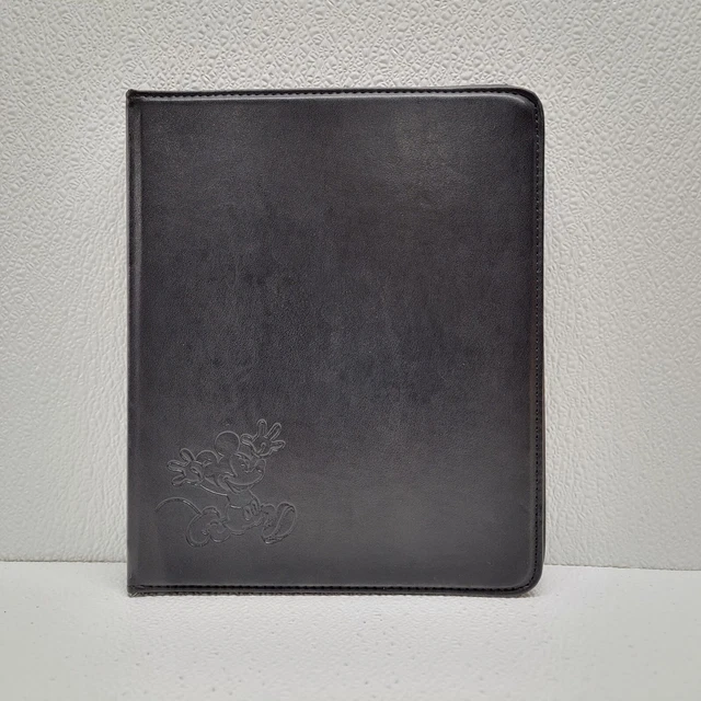 Disney Mickey Ipad Cover PVC Faux Leather Black 2