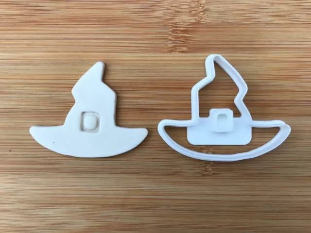 Halloween Uk Seller Plastic Biscuit Cookie Cutter Fondant Cake Decor Witch Hat