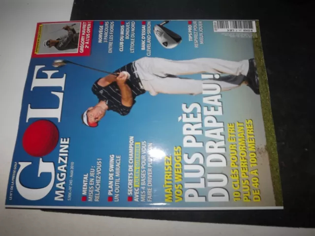 **  Golf Magazine n°245 Oslo / Bondues / Wedges / Cleveland Srixon