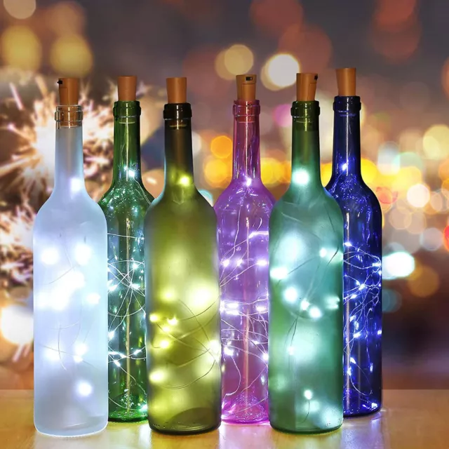 LED Bottle Lights With Cork For Wine Bottles, LED Wedding Decoration Light