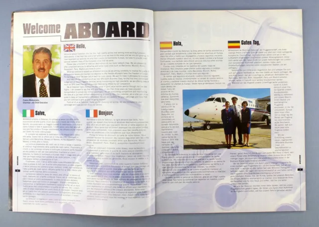 Debon Air Eurostyle Airline Inflight Magazine Winter 1999 Patrick Swayze 3