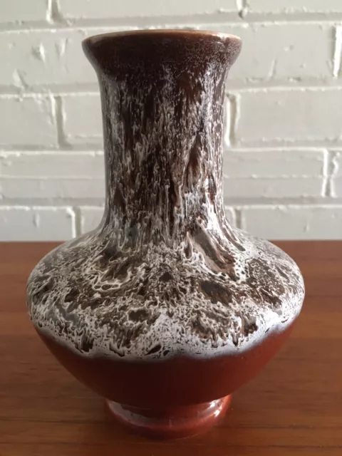 Vintage Kingston Pottery Leopard  Drip Glaze Vase. Mid Century,Retro,Mcm,ceramic