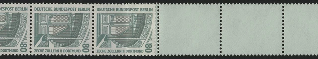 796 SWK 80 Pf, Rollenende 5+4 grautürkis **