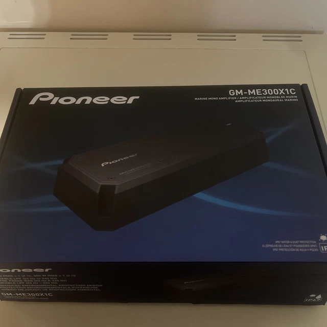 PIONEER GMME300X1C 300W x 1 Marine Mono Amplifier 300W RMS . opened