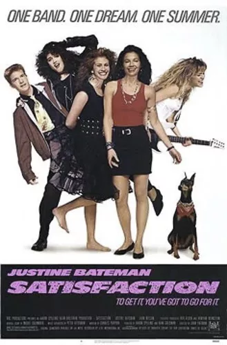 Satisfaction Rolled Movie Poster 1988 Julia Roberts Justine Bateman