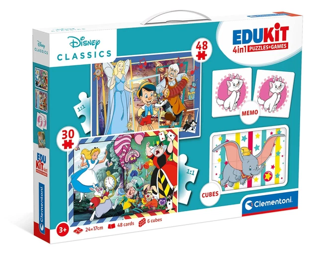 Clementoni Jouet Éducatif Memo Pocket Disney Classics 48 Tiles - Pour Enfants 4-6 Ans, Fabriqué en Italie, 18308 Clementoni Jouet Éducatif Memo Pocket Disney Classics 48 Tiles - Pour Enfants 4-6 Ans, Fabriqué en Italie, 18308