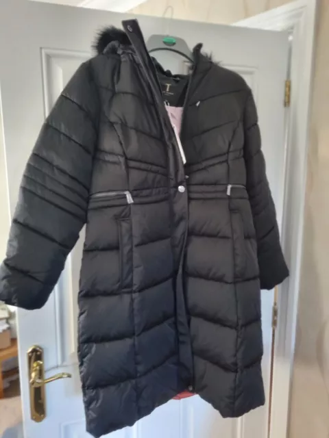 Ted baker yandle long online down coat with hood