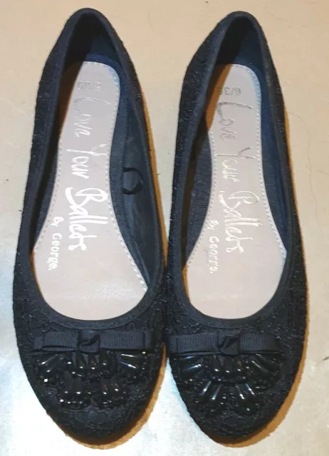 George ladies deals flat shoes