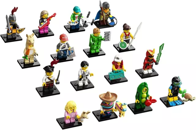 Lego 71027 Collectors Minifigure Series 20~ Viking, Llama, Pea Pod, PJ girl,