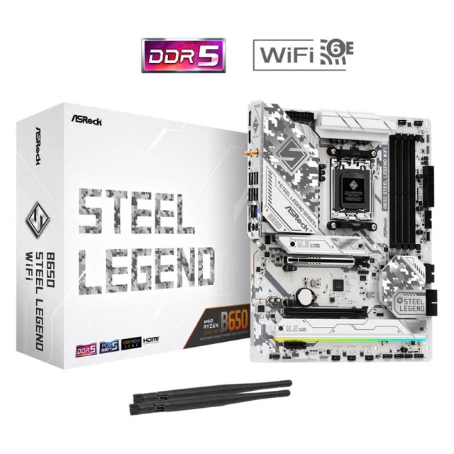 Scheda Madre ASRock B650 Micro-ATX - AMD, DDR5, PCIe 4.0, M.2, HDMI/DP - Foto 3