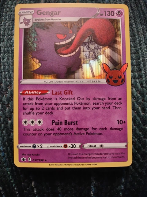 057-198 Gengar Rara Reverse (IT) - MINT