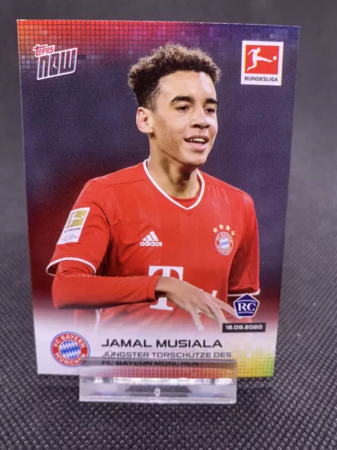 Jamal Musiala - RC Rookie - FC Bayern München - #006 - Topps Now Bundesliga 2020