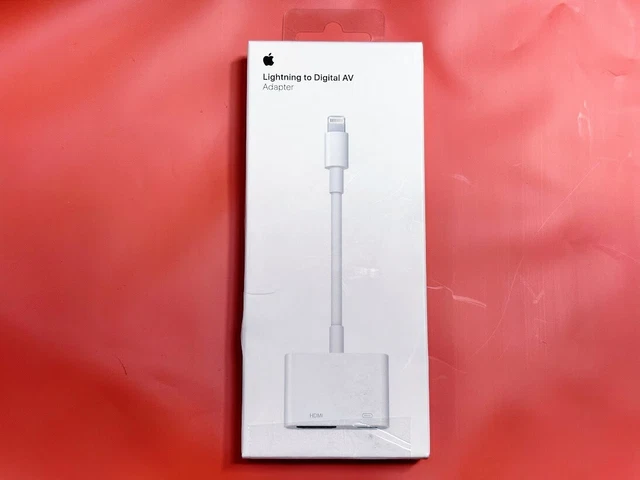 Apple Lightning to HDMI Digital AV Adapter | Genuine OEM | MD826AM/A A1438 | GB