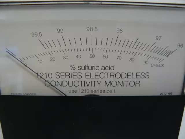 Neuf Foxboro 2310-405 % Acide Sulfurique Série 1210 Conductivité Sans Électrode 2