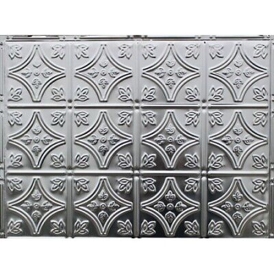 #103-Tin Ceiling Tiles 18" x 24"  - Clear Coated - Nailup, 5 pcs per box