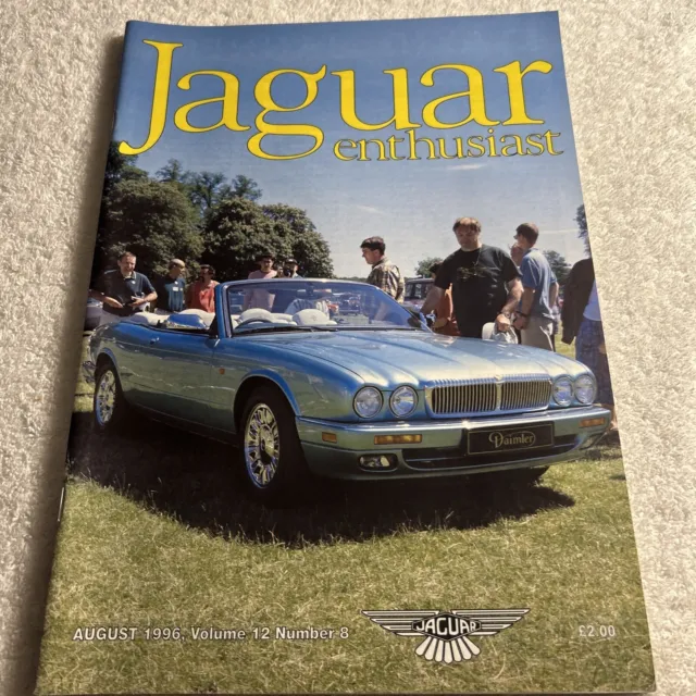 Jaguar Enthusiast Magazine August 1996