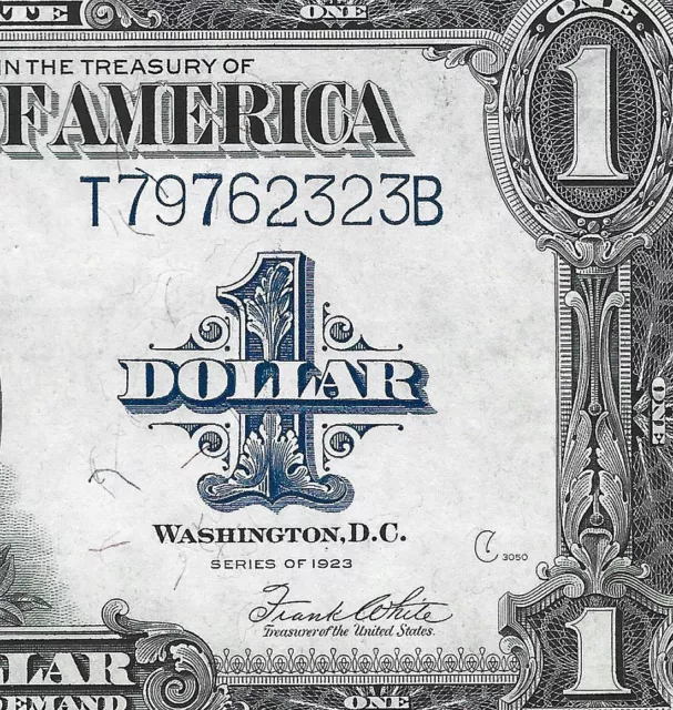 Fr. 237 1923 $1 One Dollar Horseblanket Silver Certificate Choice Unc T79762323B