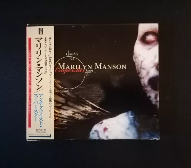 Marilyn Manson - Antichrist Superstar - Japanese 1st Press Cd 1996 -Complete/OBI