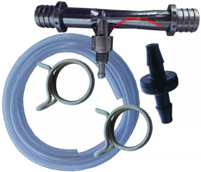 Spa & Hot Tub Ozone Generatr. venturi injector installation & injection kit