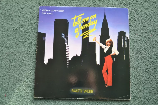 Marti Webb – Tell Me On A Sunday Vinyl LP 1980 Polydor – POLD 5031