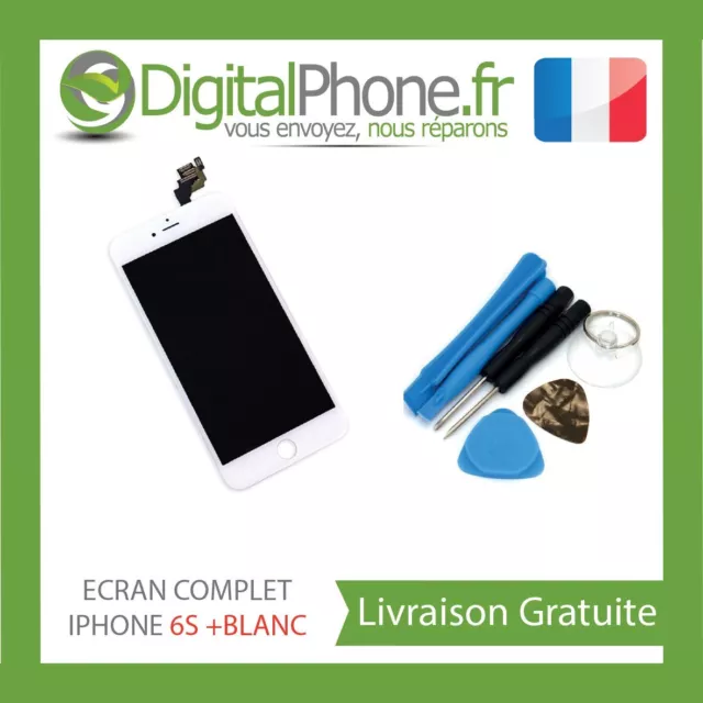 Vitre Tactile +Ecran Lcd Retina Pour Iphone 6S Plus Blanc+Outils Tva Top Quality