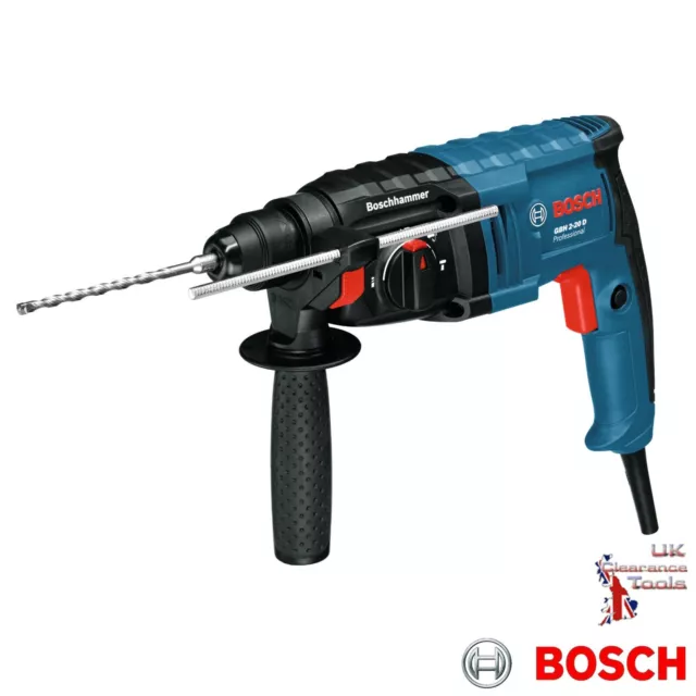 Bosch GBH2-20D 110v 20mm 3 Mode SDS Plus Rotary Hammer