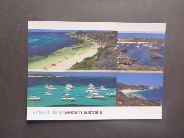 Retro Australian  Rottnest Island, Wa 4 Views Postcard