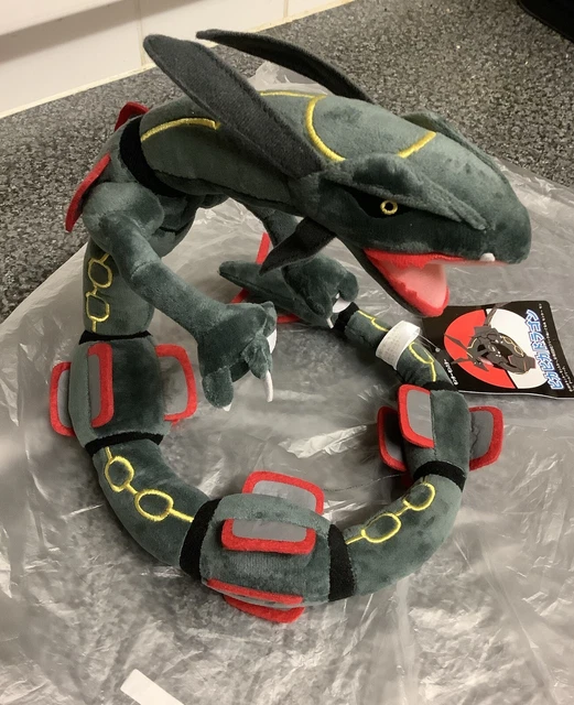 Anime Black Shiny Rayquaza 30 Plush Toy Dragon Stuffed Animal