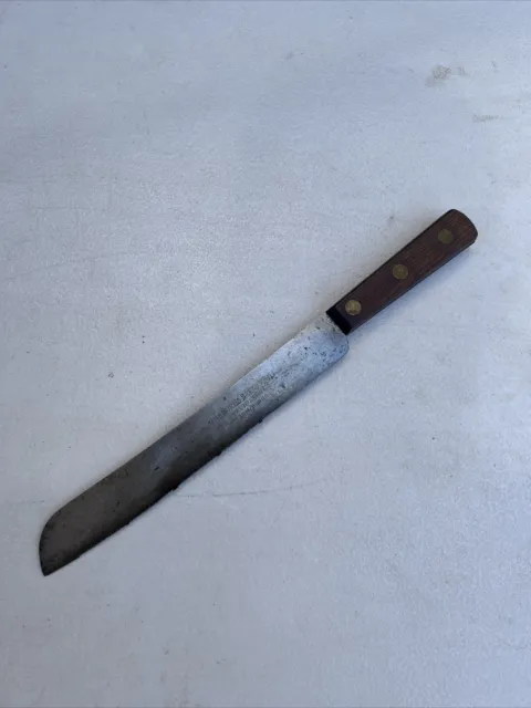 Vintage The Burns Bread Knife; Old Knife Collectable
