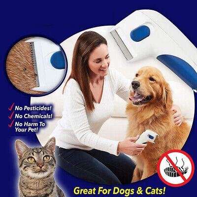 Pet Flea Lice Cleaner Comb Grooming Removal Tools For Cat Dog Cleaning Brush~WH