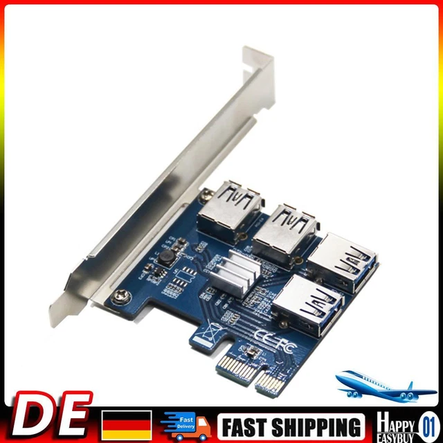 ADATTATORE SCHEDA DA PCI Express a PCI Express Ethernet LAN PCI-E Riser
