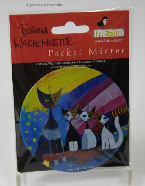 Taschenspiegel Make up Spiegel Wachtmeister rainbow Katze