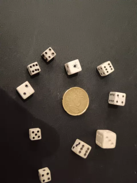 LOT DE DI Des À Jouer En Os Du Début Du Siècle EUR 10,00 - FR