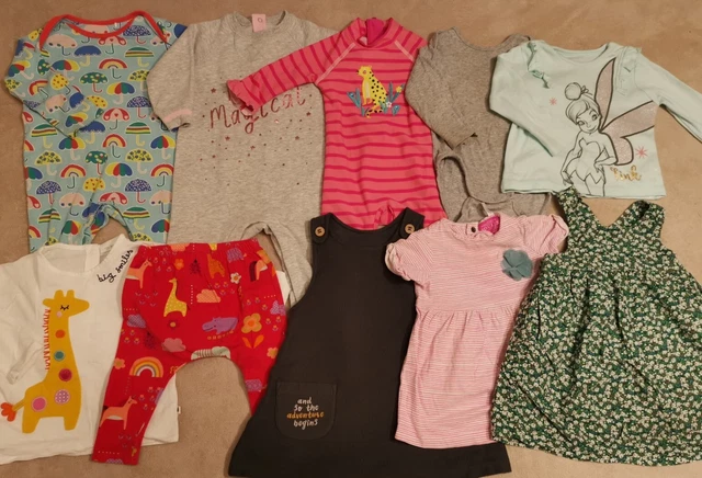 Bundle Of Baby Girl Clothes Size 6-9 Next, Disney, Joules, John Lewis Mini Club