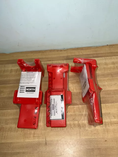 3 NEW Honeywell North BS02R B-Safe Ball Valve Lockout - 1-1/2" – 2-1/2"