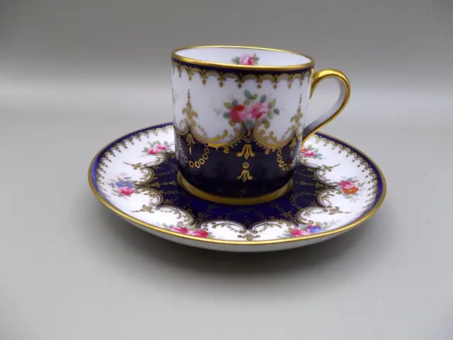 1891 Antique Spode Copelands China  Coffee Cup & Saucer for Harrods London