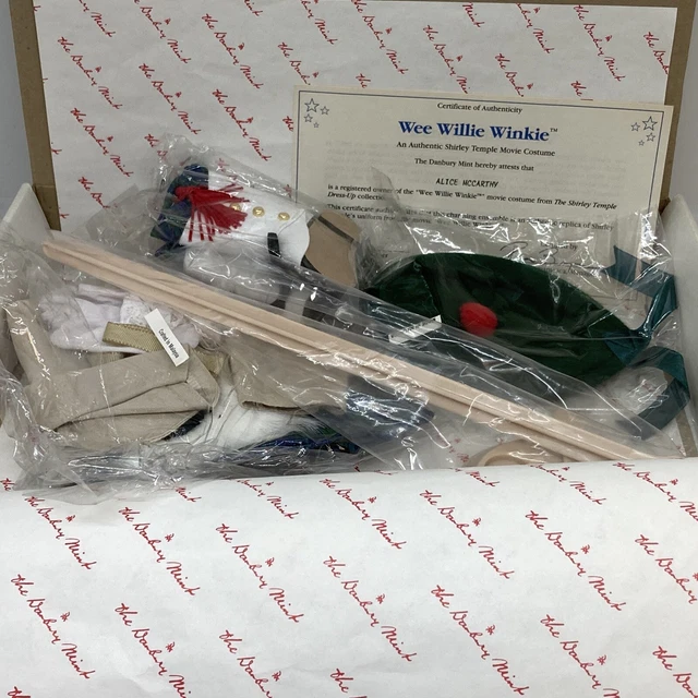 Shirley Temple Dress Up Doll Outfit - Wee Willie Winkie - Danbury Mint - NIB 3