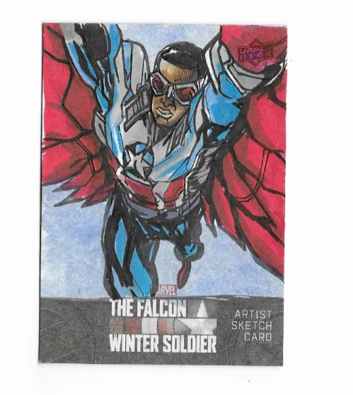 2023 Upper Deck's The Falcon and the Winter Soldier sketch card