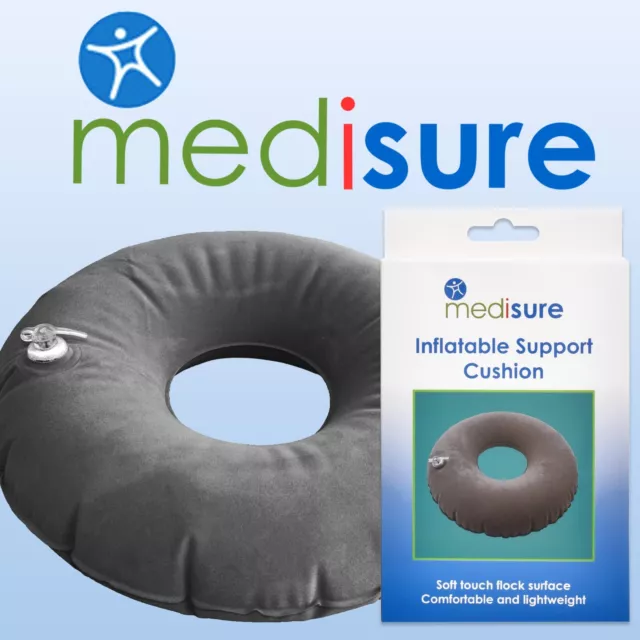 SUPPORT CUSHION Inflatable Donut Ring Lumbar Coccyx Hemorrhoid Postpartum Pillow