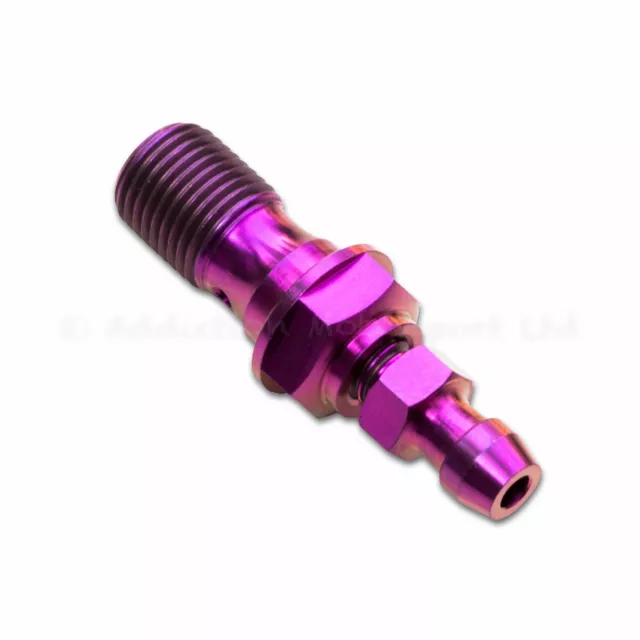 Purple Titanium Clutch Slave Cylinder Banjo Bolt for Ducati 1098 S, R, 1198 S, R