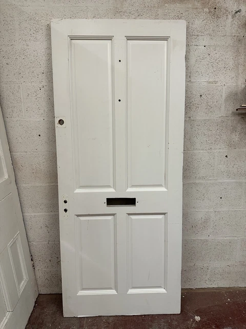 Hardwood 4 Panel Victorian Front Door 2