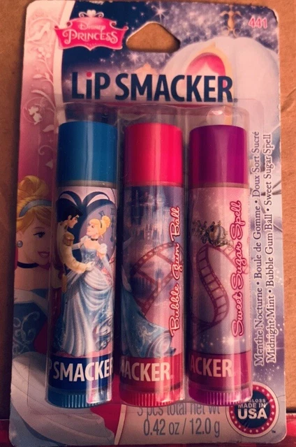 Lip Smacker Disney Princess 3-pack Flavored Lip Balm Chap Stick #441