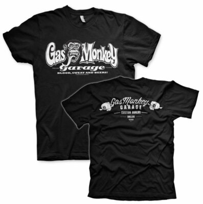 Gas Monkey Garage T-Shirt Bar Knuckles Hands Black-5XL - Foto 11