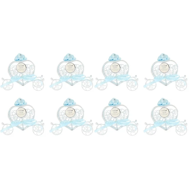 8 PCs elegante Süßigkeiten behandelt Box Kreativer Süßigkeitenträger exquisite