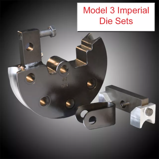 JD Squared Model 3 Tube Bender Imperial Tube Die Set