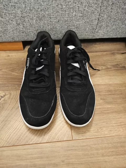 PUMA ICRA SUEDE Black White 356741 16 Men s Trainers Size UK 11 10.00 PicClick UK