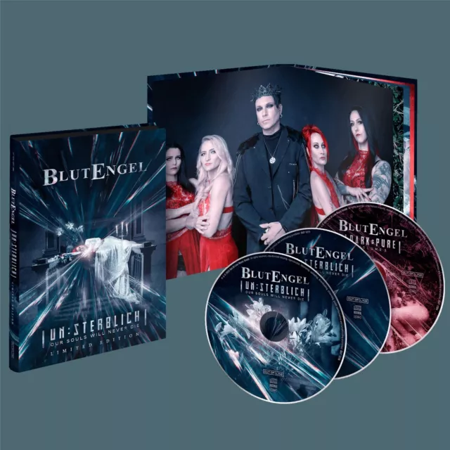 BLUTENGEL Un:Sterblich – Our Souls will never die (Limited Deluxe DigiBook) 3CD