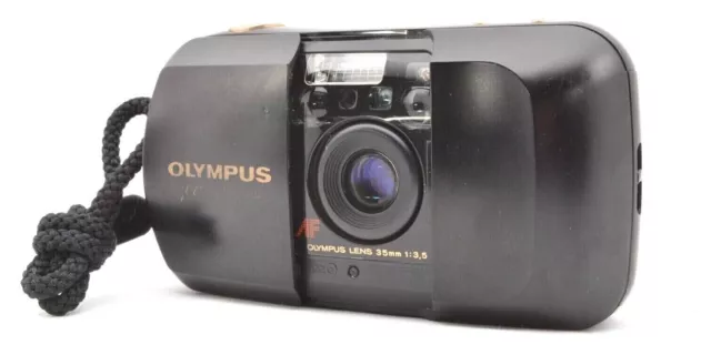 „Fast neuwertig mit Trageriemen“: Olympus μ mju Panorama Black Point &...