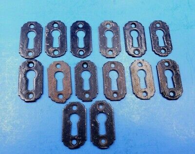 Keyhole Lock Escutcheon Plate Cast Iron Steampunk Vintage Skeleton Key